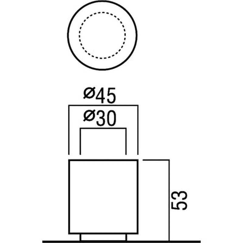 UT-260-53G-ALS 床付け戸当り UNION(ユニオン) アルミ+ゴム 高さ