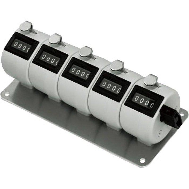 H-102PM-5 数取器(5連)プラスチック製 1個 ライン精機 【通販モノタロウ】