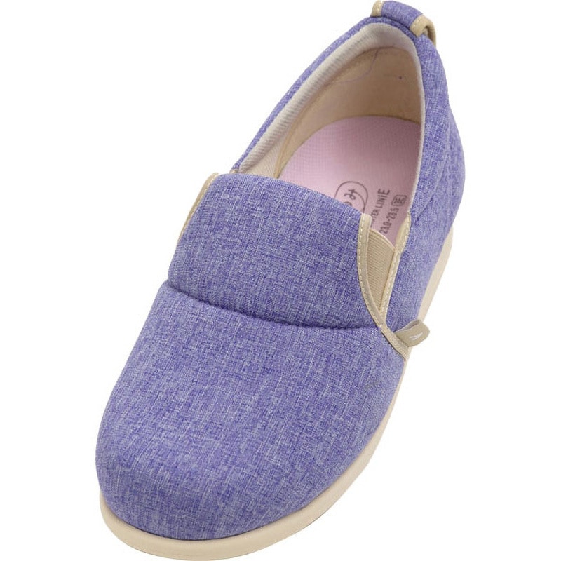 10430310051 ゆったり簡単スリップオン 1043 徳武産業 ラベンダー色 サイズ24～24.5cm 1足 5,518円