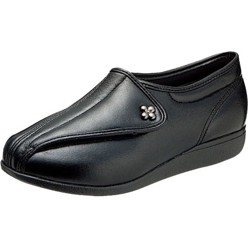 KS23144-SM 快歩主義 L011 5E 婦人用 アサヒシューズ ブラックスムース色 サイズ23cm 1足 KS23144-SM