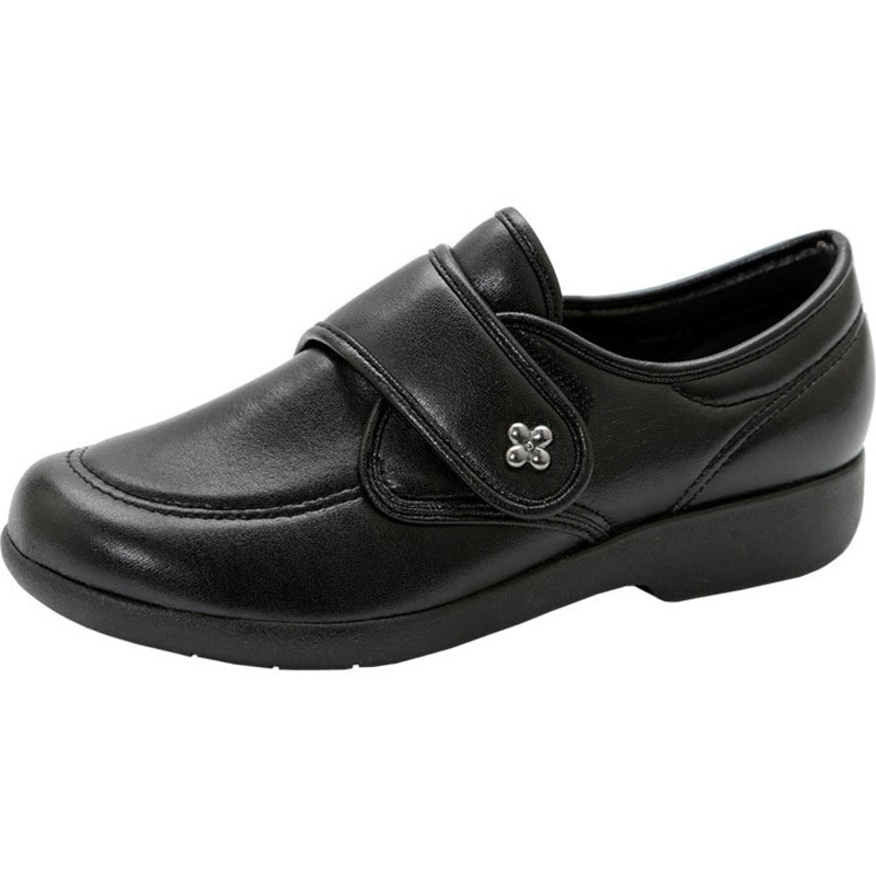 KS23325-SM 快歩主義 L118 婦人用 アサヒシューズ ブラックスムース色 サイズ25cm足幅3E 1足 KS23325-SM