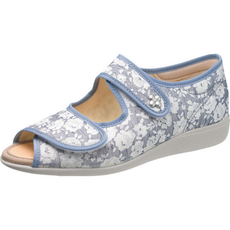 KS23483- 快歩主義 L133SL 婦人用 アサヒシューズ ネイビーガラ色 サイズ25cm足幅3E 1足 KS23483-