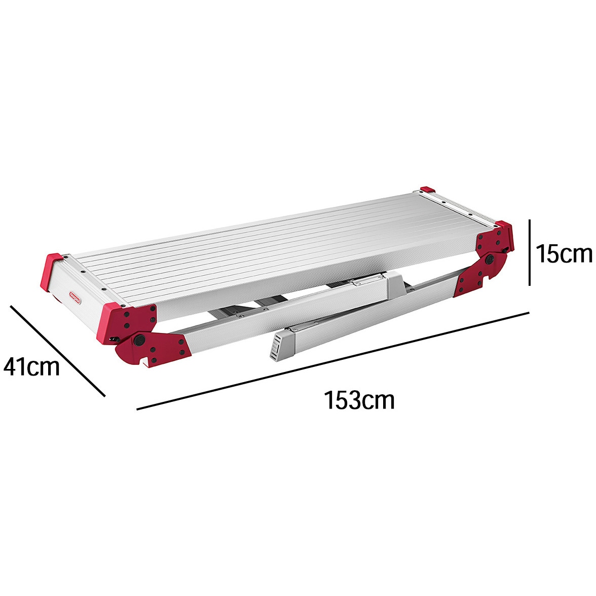 DL-1510 脚部伸縮足場台 DL Pro ライン 長谷川工業 天板高さ0.65～0.96