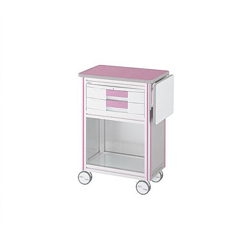 ES-B2P ヨーロピアンカートⅡ(補助天板付き・回診タイプ) 1台 ナビス(アズワン) 【通販モノタロウ】