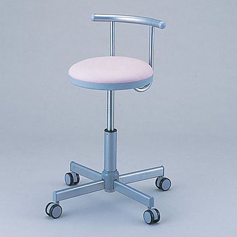 TS-350-AH ナースチェア ナビス(アズワン) 組み立て式 ピンク色