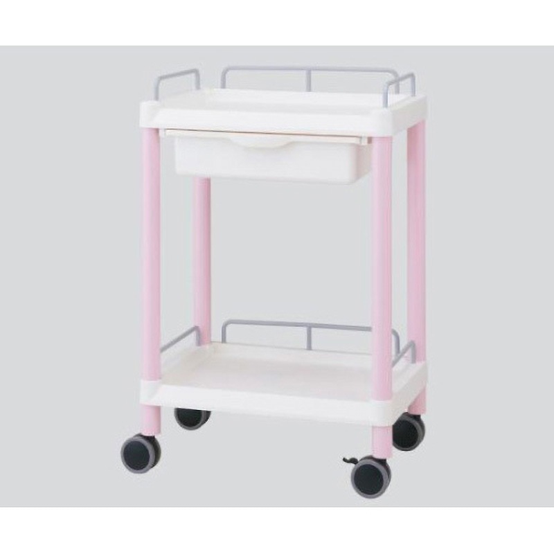 ME11EH モバイルイージーカート(ガード枠付き) ナビス(アズワン) 組み立て式 2段   ME11EH