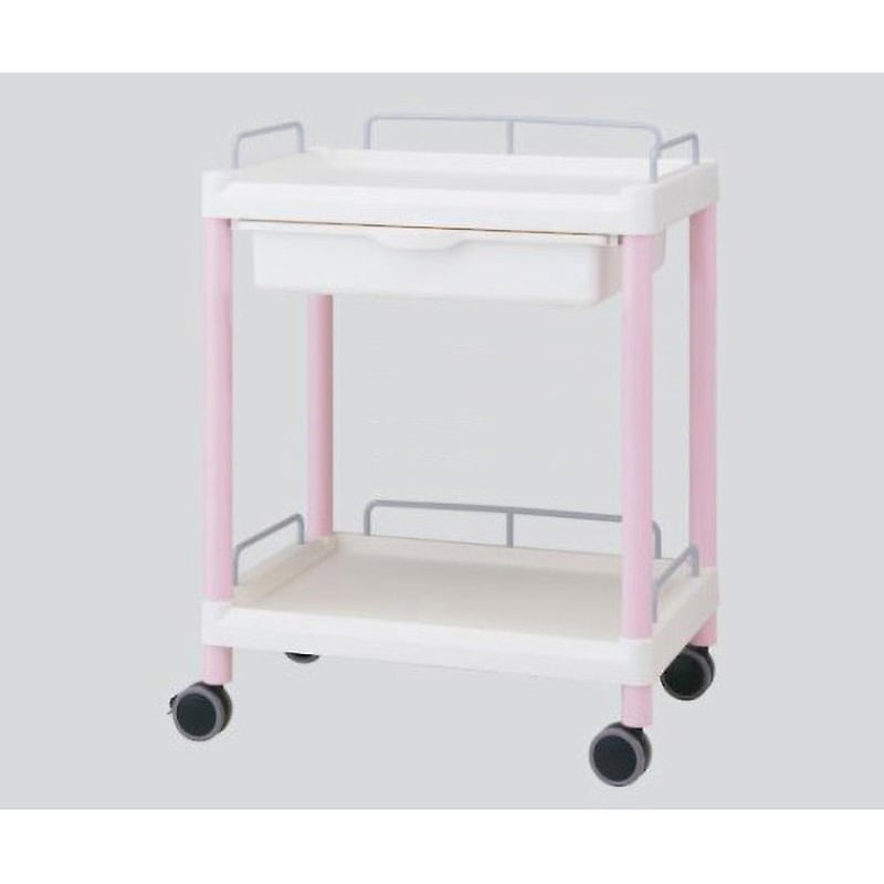 ME21EH モバイルイージーカート(ガード枠付き) ナビス(アズワン) 組み立て式 2段   ME21EH