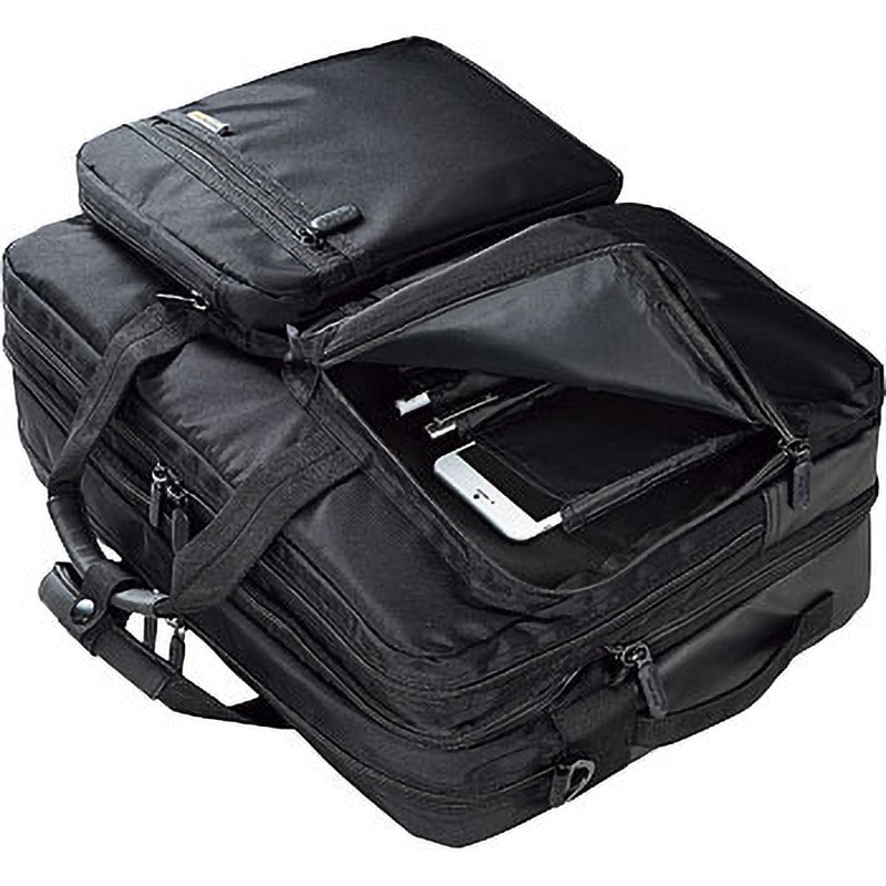 BAG-3WAY22BK 3WAYビジネスバッグ(出張用・大型) サンワサプライ