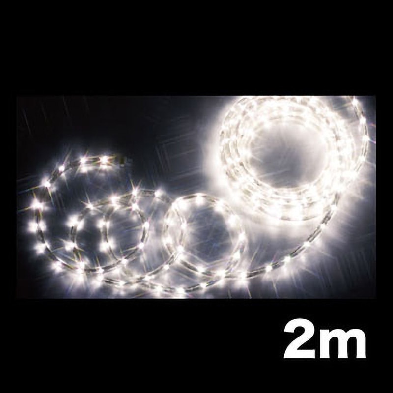 PR-E340-02HH LEDソフトネオン(40mmピッチ・スタンダードタイプ) DENSAN(デンサン/ジェフコム) 交互点滅・全点灯 長さ2m  PR-E340-02HH