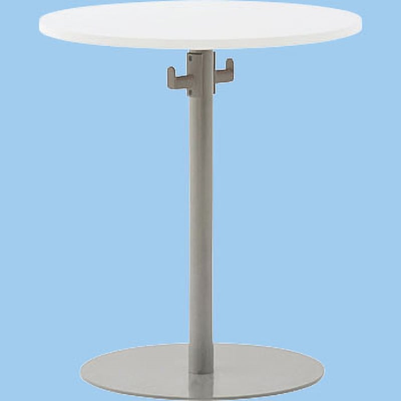 RFRT2-600WH-BH リフレッシュテーブルⅡバッグハンガー付き アール・エフ・ヤマカワ 天板形状:丸 ホワイトA色 幅600mm奥行600mm高さ700mm  RFRT2-600WH-BH