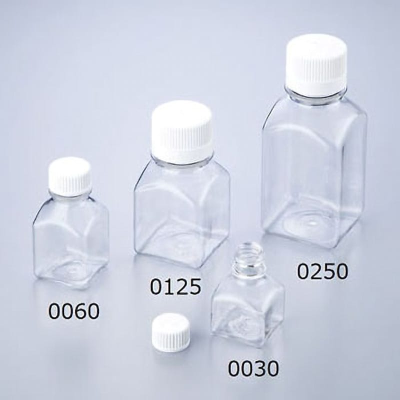 ThermoFisher 角型培地瓶(PETG製・滅菌済)2000mL 6本×2入 2019-2000 - 1