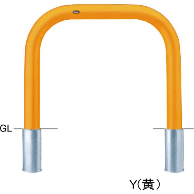 サンポール AA-11S10-800交換用本体のみ 直送 代引不可 アーチ 車止め 交換用本体 AA11S10800交換用本体のみ アーチ 車止め 交換用本体のみ Φ101.6×W1000×H800mm ステンレス [AH