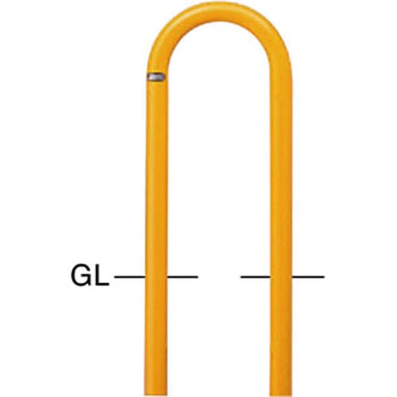 水上:サンバリカー(アーチ)ステンレス製φ42.7横バー付 差込式フタ付 AH-42SF7-650 水上 サンバリカー（アーチ）スチール製φ42.7横バー無 差込式鍵付 赤