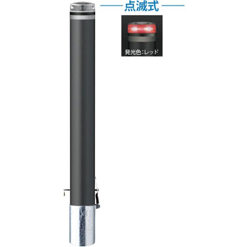 V-230SK-SOL(R) ソーラーLEDボラード V-230 サンポール アルミ製 形状 