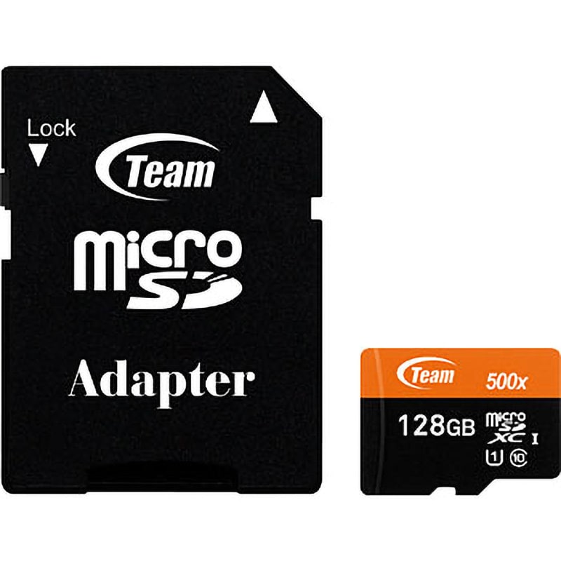 TUSDX128GUHS03 microSDXCカード class10 UHS-I 1枚 Team(チーム) 【通販サイトMonotaRO】