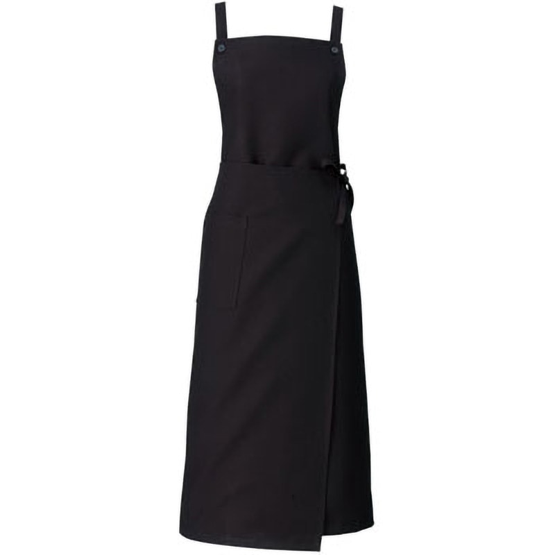 ‐ arbe エプロンドレス AS-5288 アルベ(チトセ) ブラック色 サイズB前中心丈99.5cm