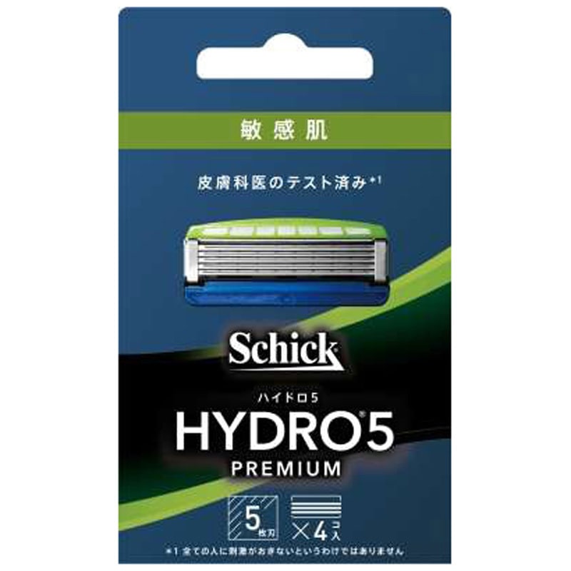 ハイドロ5プレミアム 敏感肌 替刃 1箱(4個) Schick(シック) 【通販
