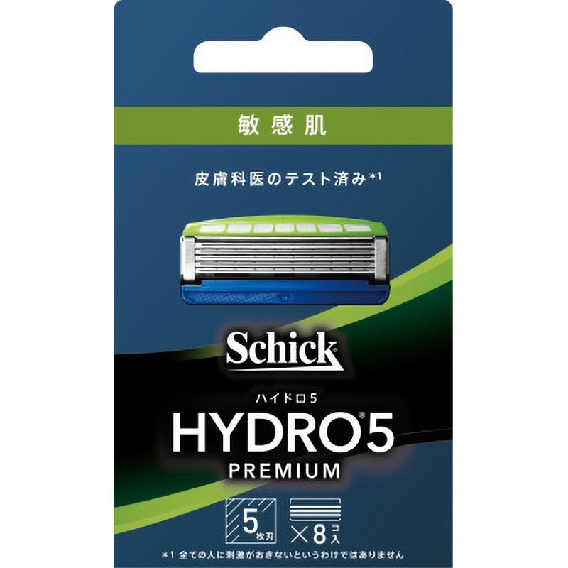 Schick ハイドロ5プレミアム 敏感肌用替刃8コ入×5箱-