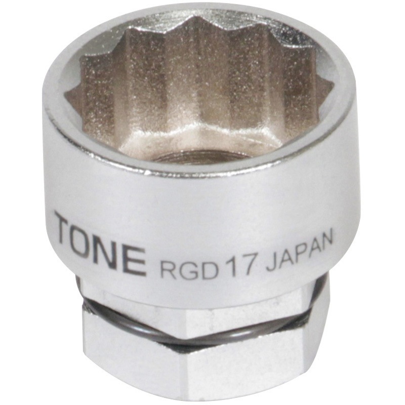 RGD-17 ソケット(12角・めがね用) 1個 TONE(トネ/旧:前田金属工業