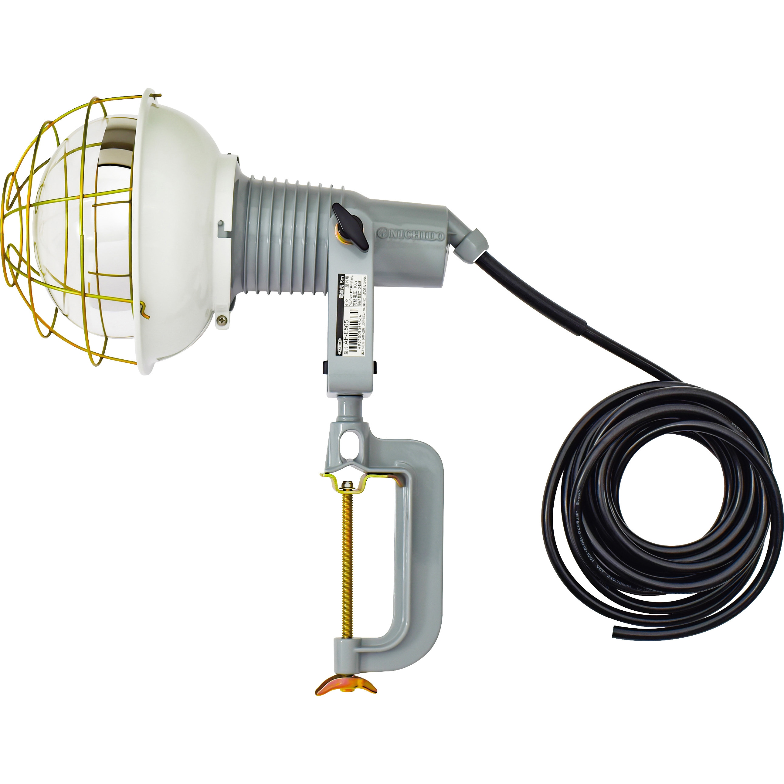 AF-E505 200V レフ球投光器 200V 500W アース付 日動工業 470W 屋内外 