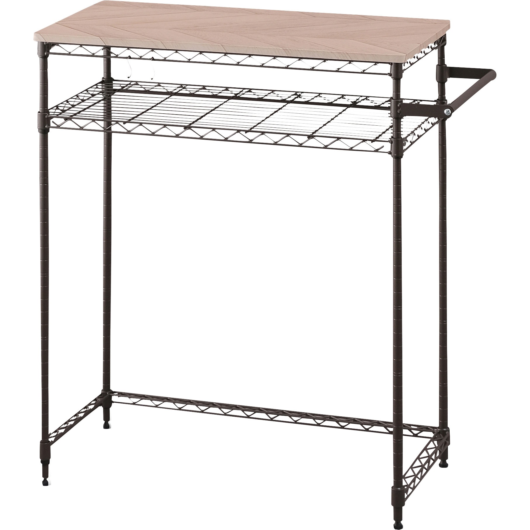 CMM-PRL7590 カラーメタルラック ペール上ラック ロータイプ アイリスオーヤマ 2段 棚段数2 耐荷重50kg/段 外寸法760×360×900mm  CMM-PRL7590