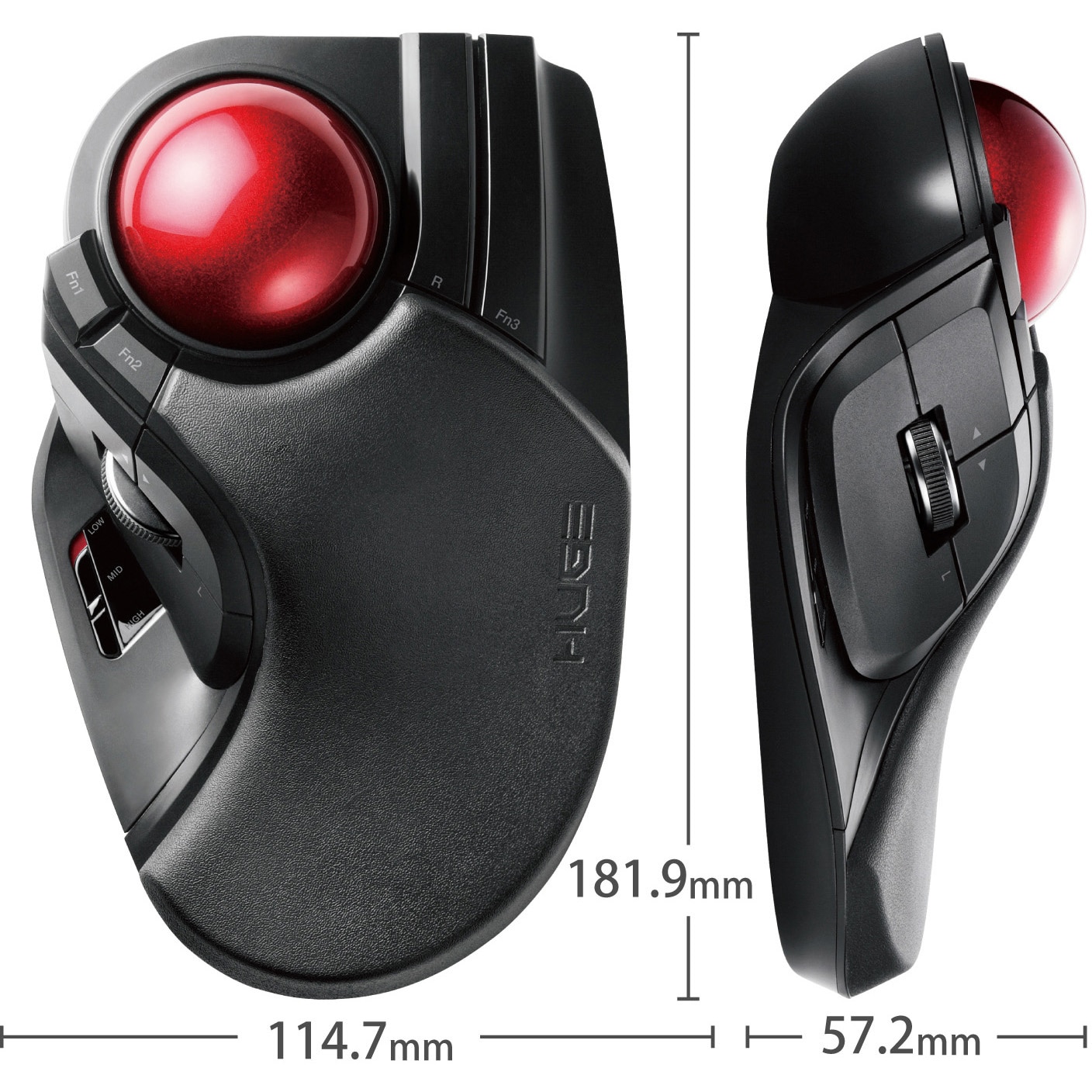 M-HT1DRXBK トラックボールマウス ワイヤレス 無線 USB 8ボタン