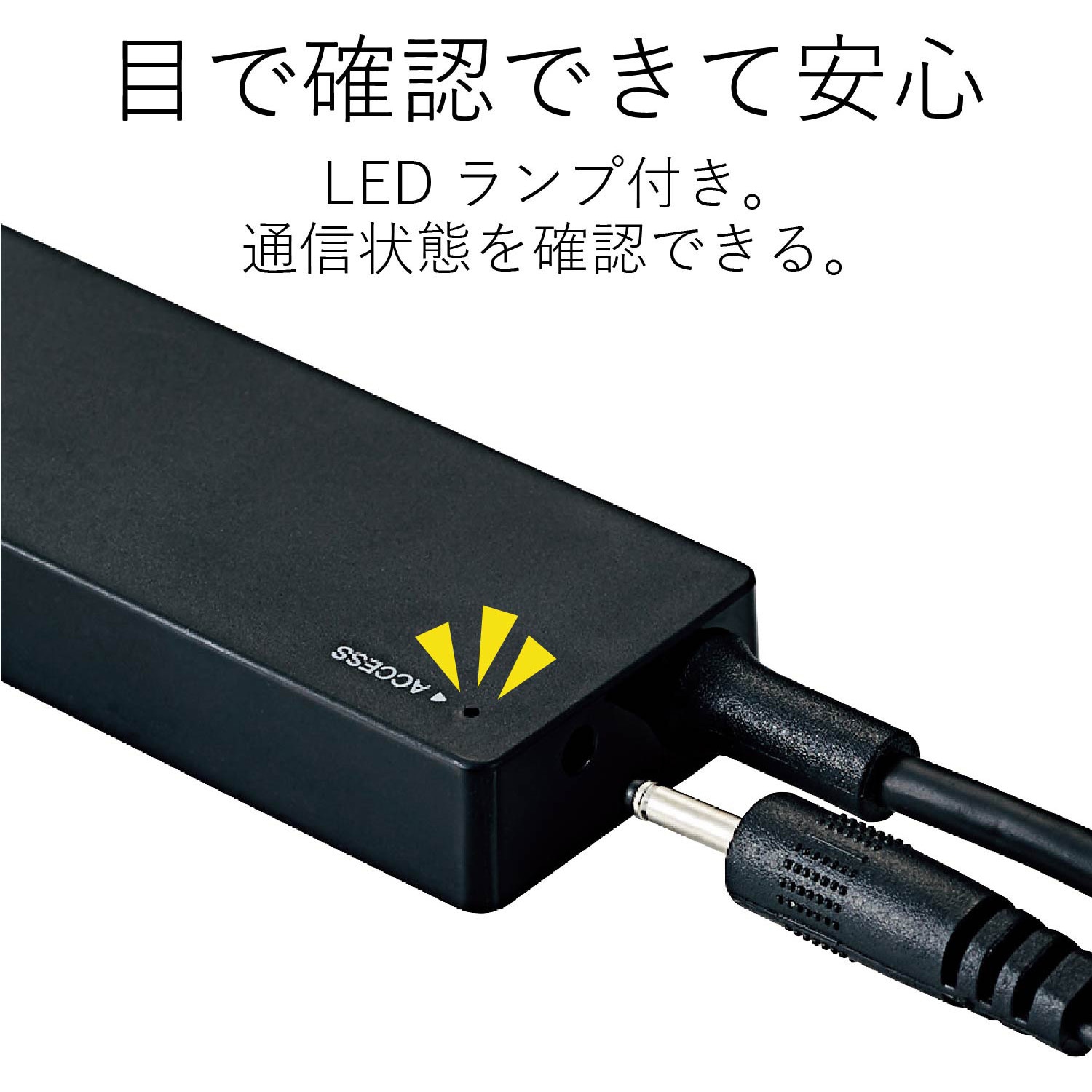 U2H-AN4SWH USBハブ 2.0 4ポート ACアダプタ付 セルフパワー