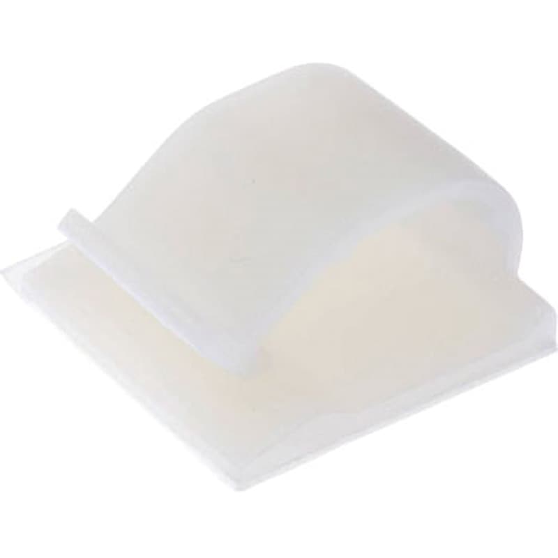 ACC62-AT-D 固定具 コードクリップ ゴム系粘着テープ付 PANDUIT(パンドウイット) アクリル系粘着テープ 材質ナイロン66  1箱(1000個) ACC62-AT-D