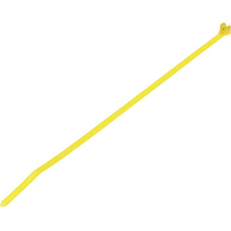 BT4S-M4Y ステンレス爪ロック式ナイロン結束バンド 耐候性黒 PANDUIT(パンドウイット) 黄色  1袋(1000本)