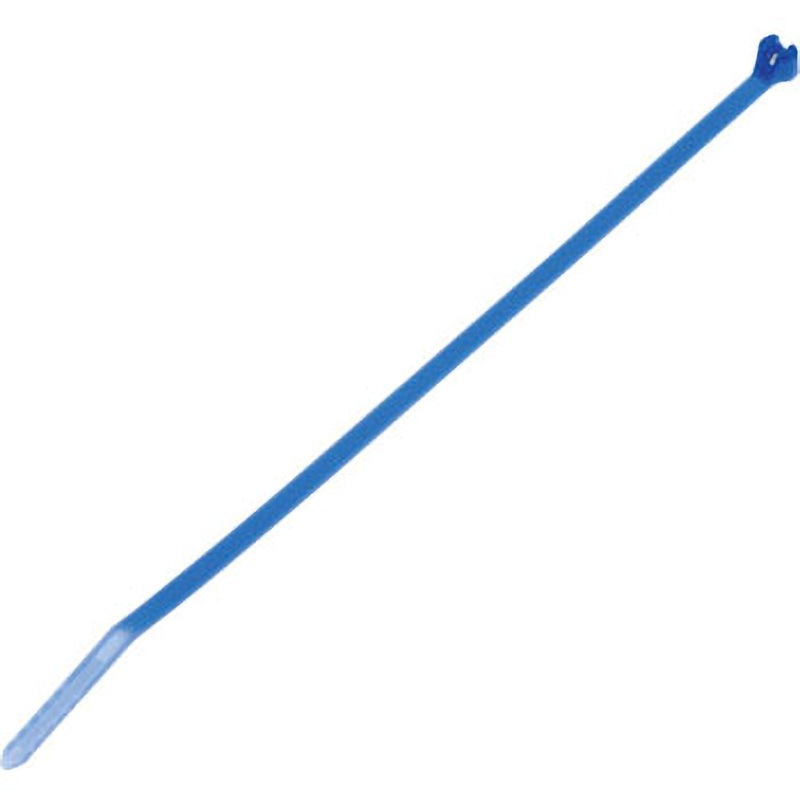 BT4S-M6 ステンレス爪ロック式ナイロン結束バンド 耐候性黒 PANDUIT(パンドウイット) 青色  1袋(1000本)