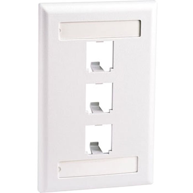 CFPL3WHY フェースプレート PANDUIT(パンドウイット) 1個 CFPL3WHY