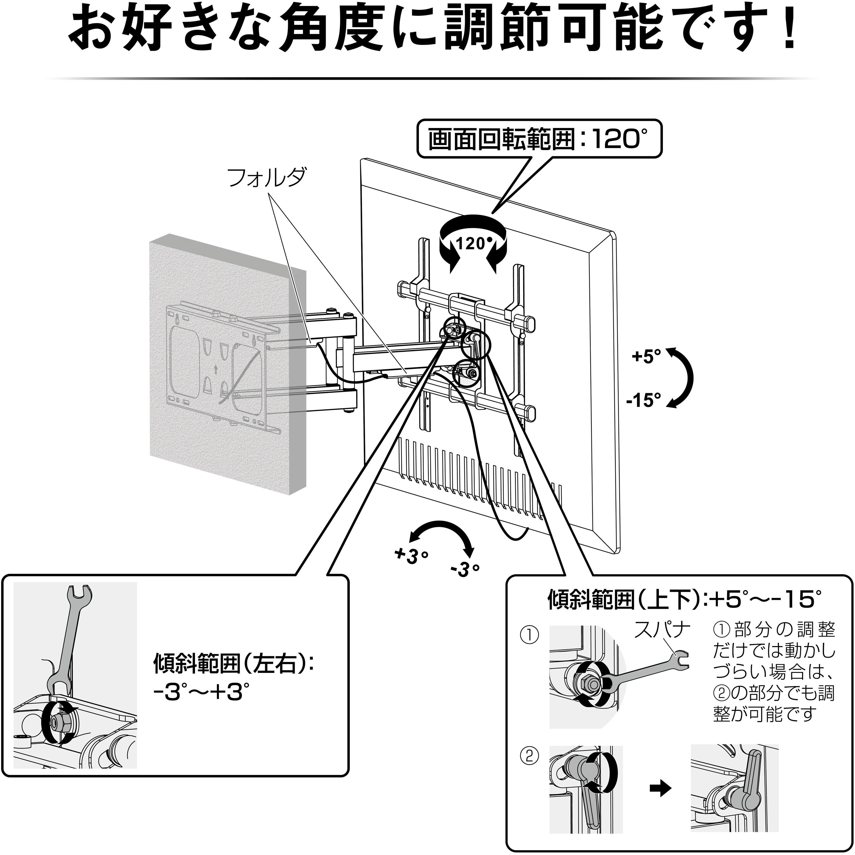 KBK-88S ディスプレイ壁掛け金具 アイリスオーヤマ スチール - 【通販