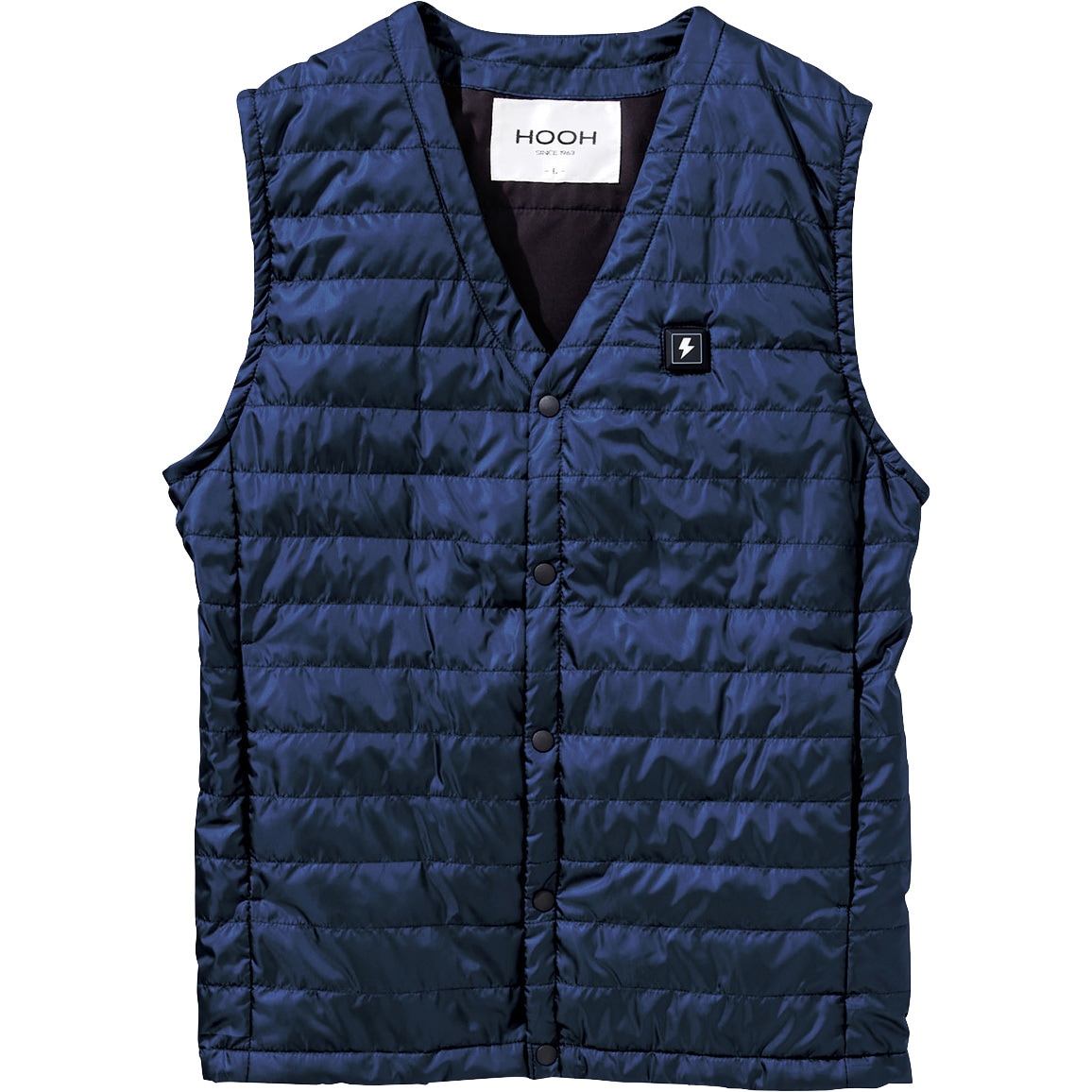 1077 HOOH インナーヒートベスト 村上被服 ネイビー色 サイズLL