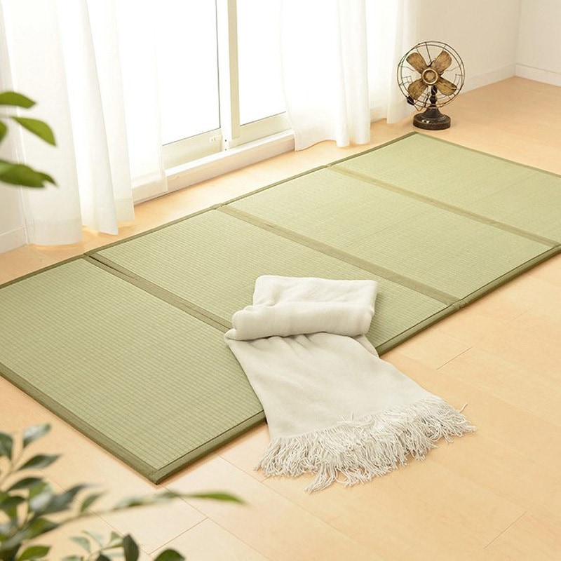 159059200 い草折り畳マットレス 鞍馬(くらま) 萩原 寸法100×200×1.1cm