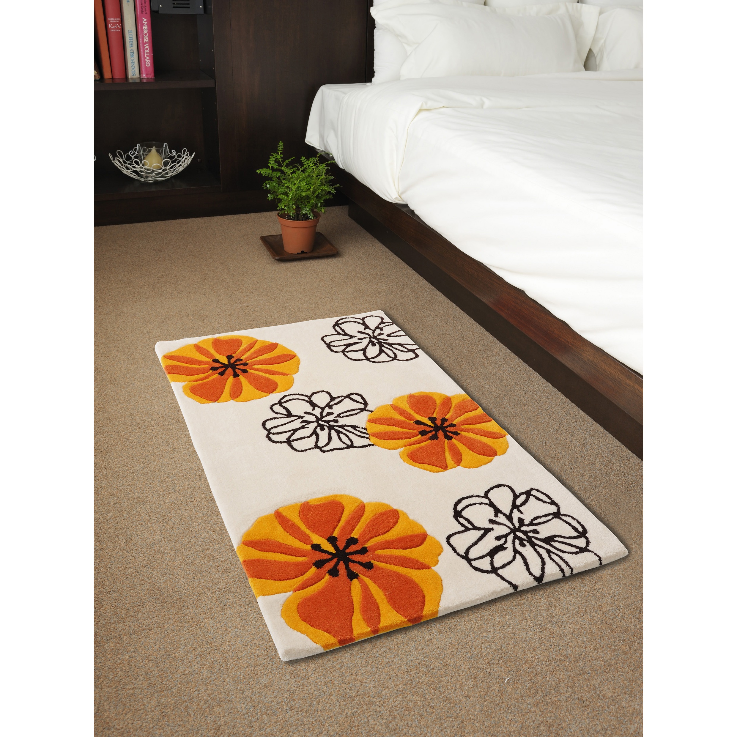 600013200 フック玄関マット マリア 萩原 滑り止め効果あり 防滑 寸法