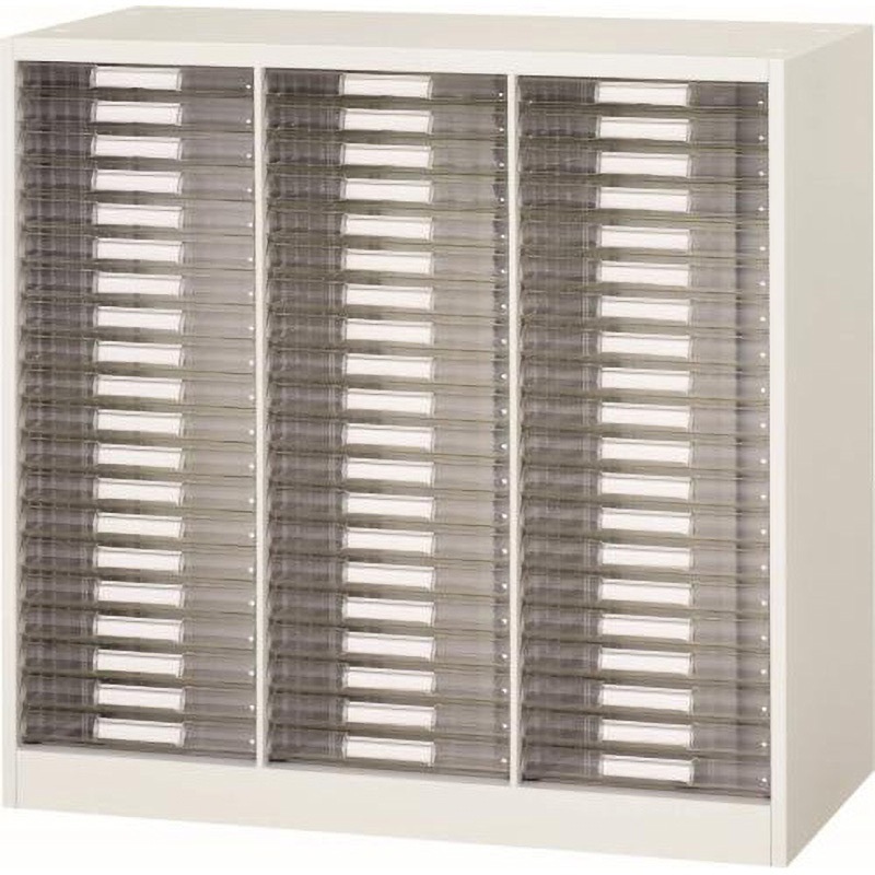 EA954DH-106 900x400x 890mm/3列・20段 キャビネット(トレー型) エスコ ホワイト色 87,450円