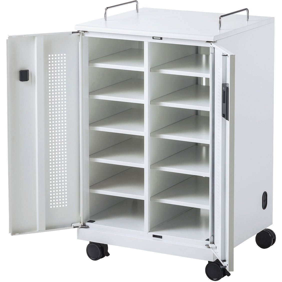 EA954HC-342 600x550x993.5mm ノートパソコン収納キャビネット エスコ 1台 EA954HC-342 57,750円