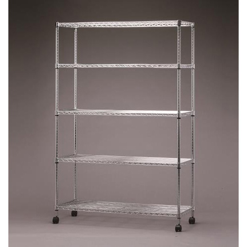 EA976AJ-88 1200x460x1835mm メタルラック(キャスター付) エスコ