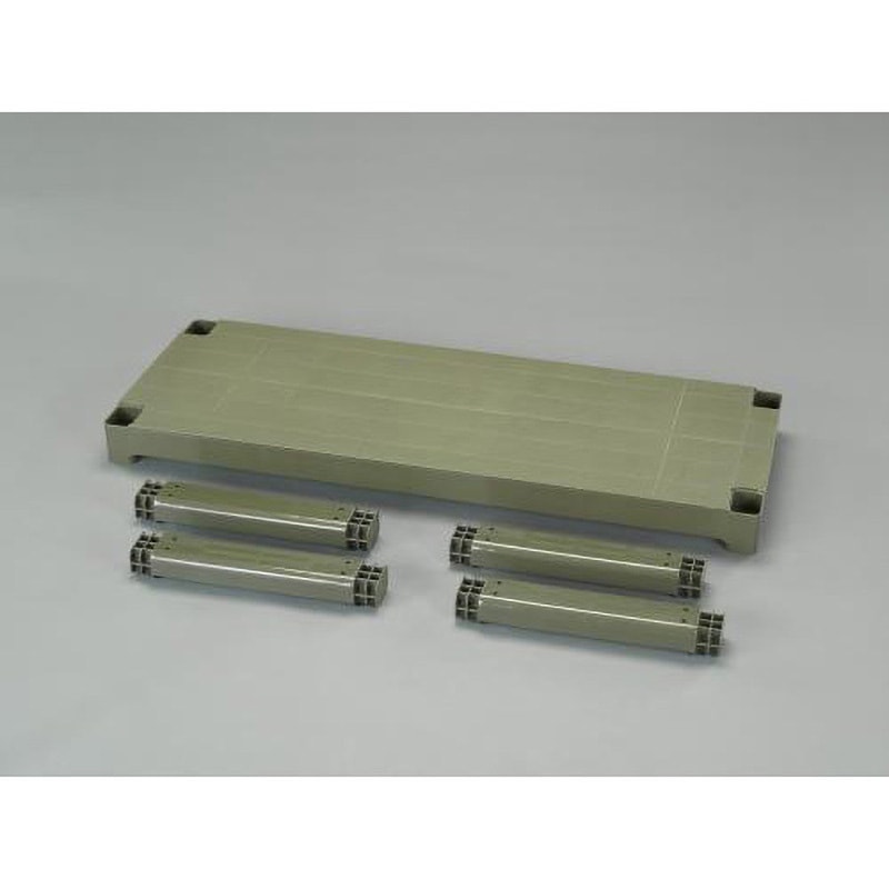 EA976AL-41A 1200x450x56mm ラック棚/連結式(OD色・PP製) 1セット エスコ 【通販モノタロウ】