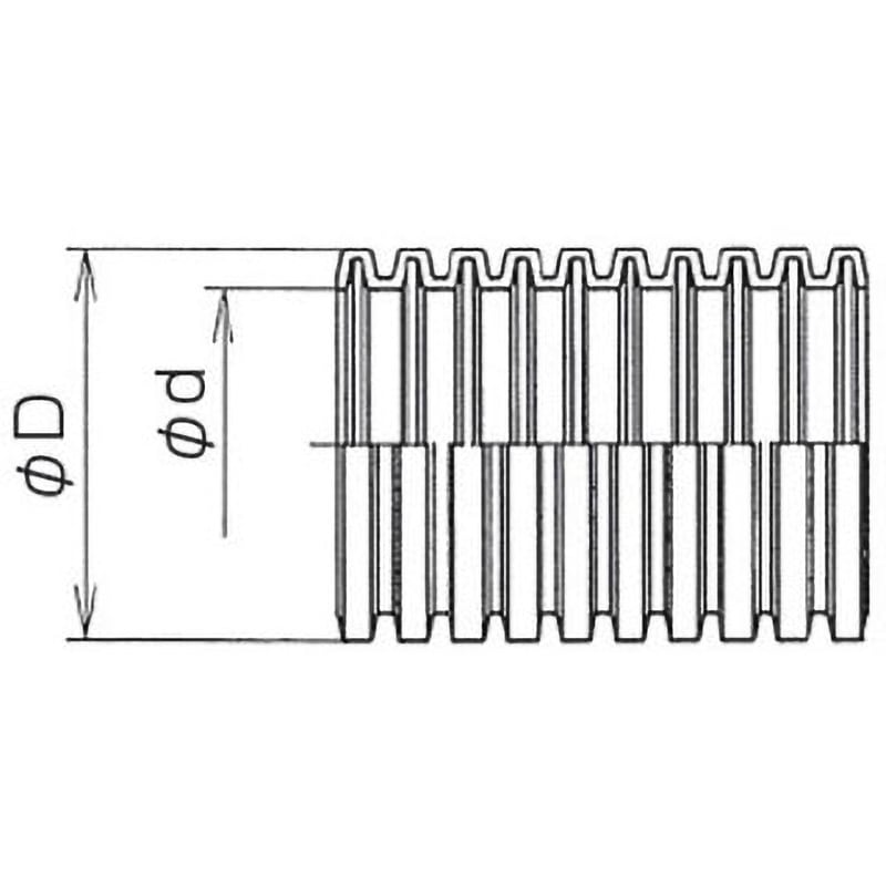 LS-25KP-50Q さや管 前澤給装工業 給湯用(ピンク) 1巻 LS-25KP