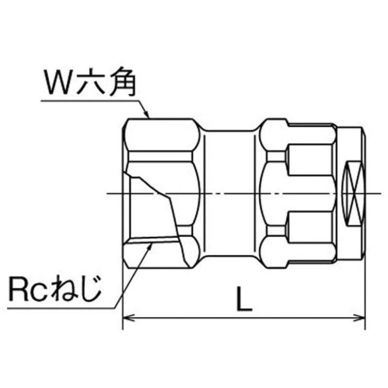 WJ2-1313-S WJ2型 テーパめねじ オンダ製作所 冷温水・不凍液 - 【通販モノタロウ】