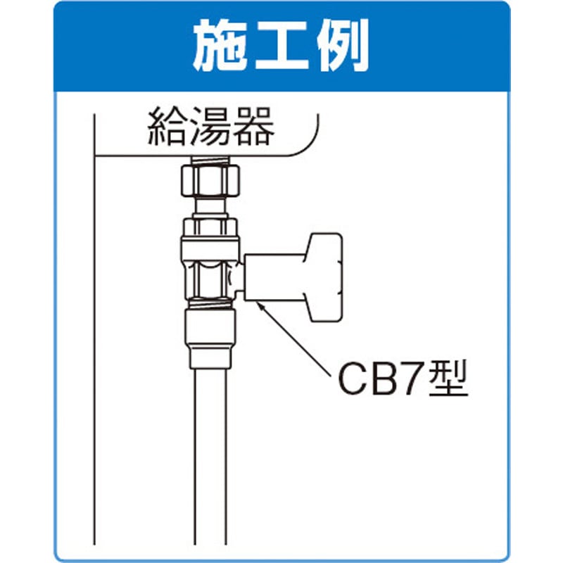 CB7-20M-S CB7型 逆止弁付ボールバルブ オンダ製作所 水用