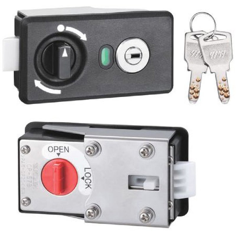 CP-578(違い) インジケーター付宅配ボックスラッチ錠 1個 TAKIGEN