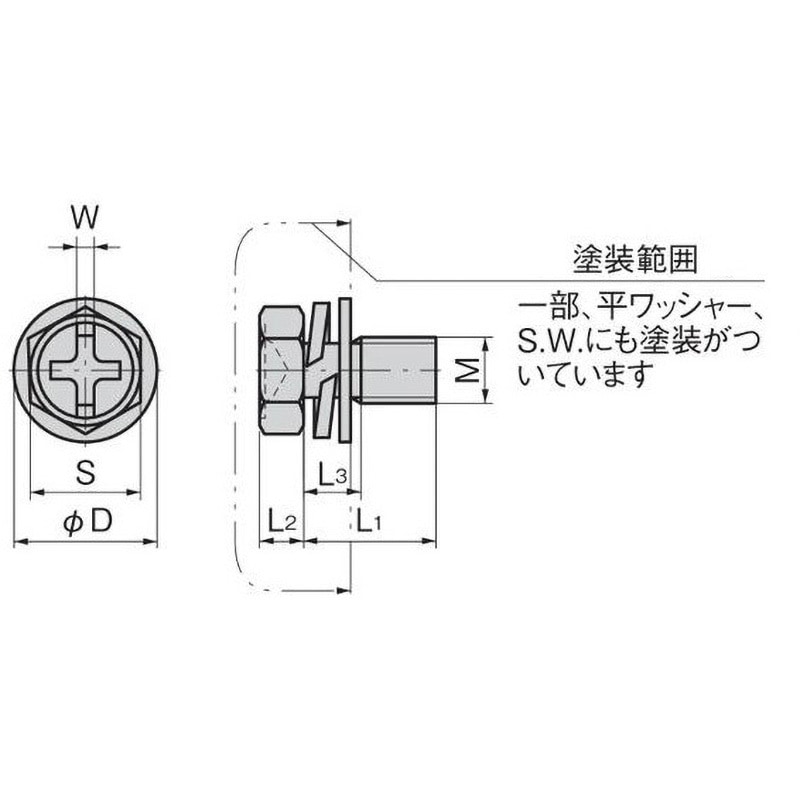 C-209SB-M8×16 黄銅製グリーンボルト(セムス仕様) 1個 TAKIGEN