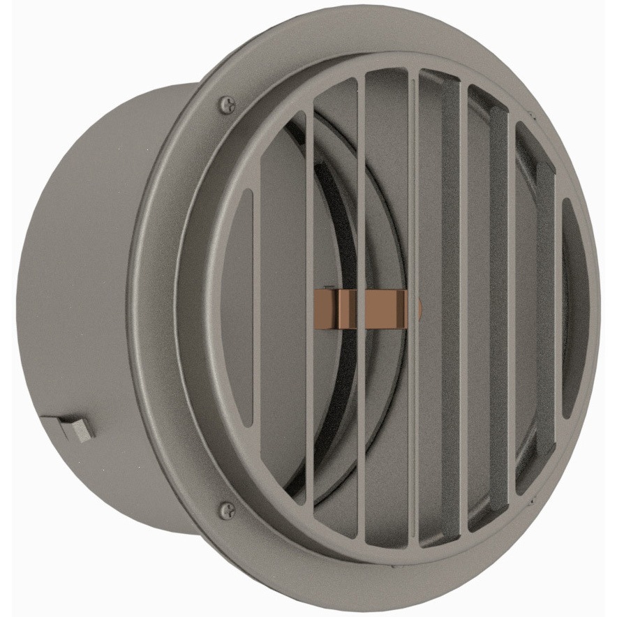 LP-200BD 平型ベントキャップ LP-BD(防火ダンパー付) シルファー 72℃防火ダンパー付   LP-200BD