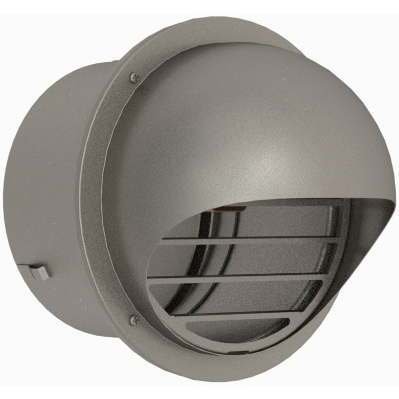 LHP-150AD 丸型フード LHP-AD(防火ダンパー付) シルファー 120℃防火ダンパー付