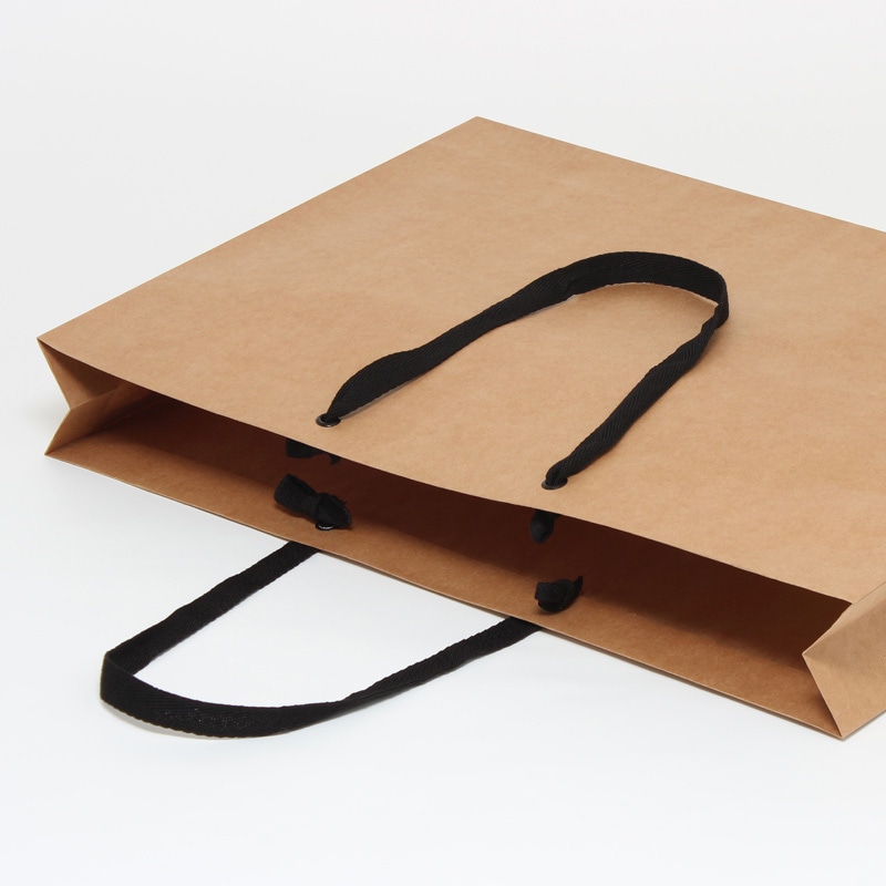 クラフト ショルダーバッグ 50枚 HEIKO 手提げ袋 幅600mmマチ100mm高さ