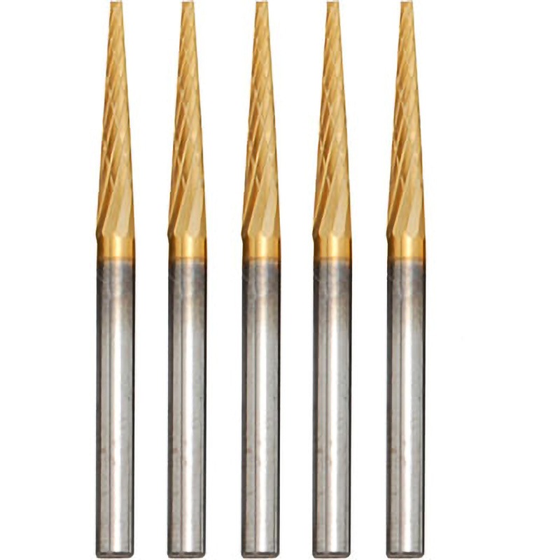 21014 ミスターマイスター超硬ロータリーバー ミスターマイスター 木工用 タイプM 軸径3mm刃径3mm 1セット(5本)