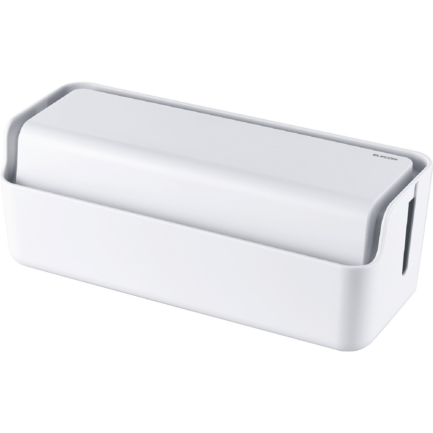 (お話中)お値下げしました。ボックスコート 未使用品 EKC-BOX004WH ケーブルボックス コードボックス タップ 10個口