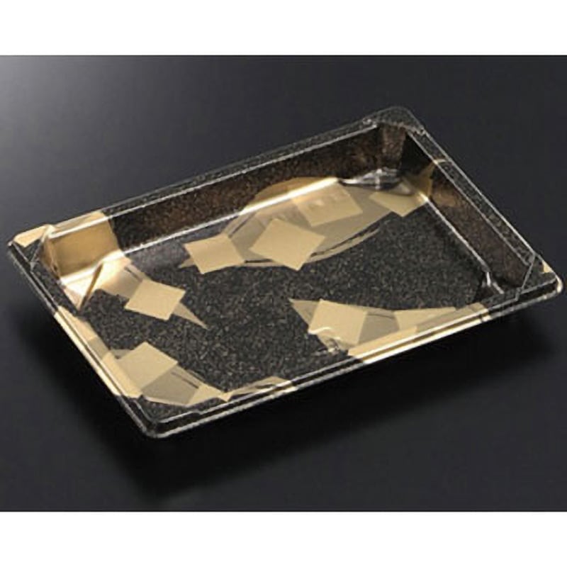 L 1 金砂子 CF寿司容器 身 金砂子 1ケース(50枚×24袋) 中央化学 【通販モノタロウ】